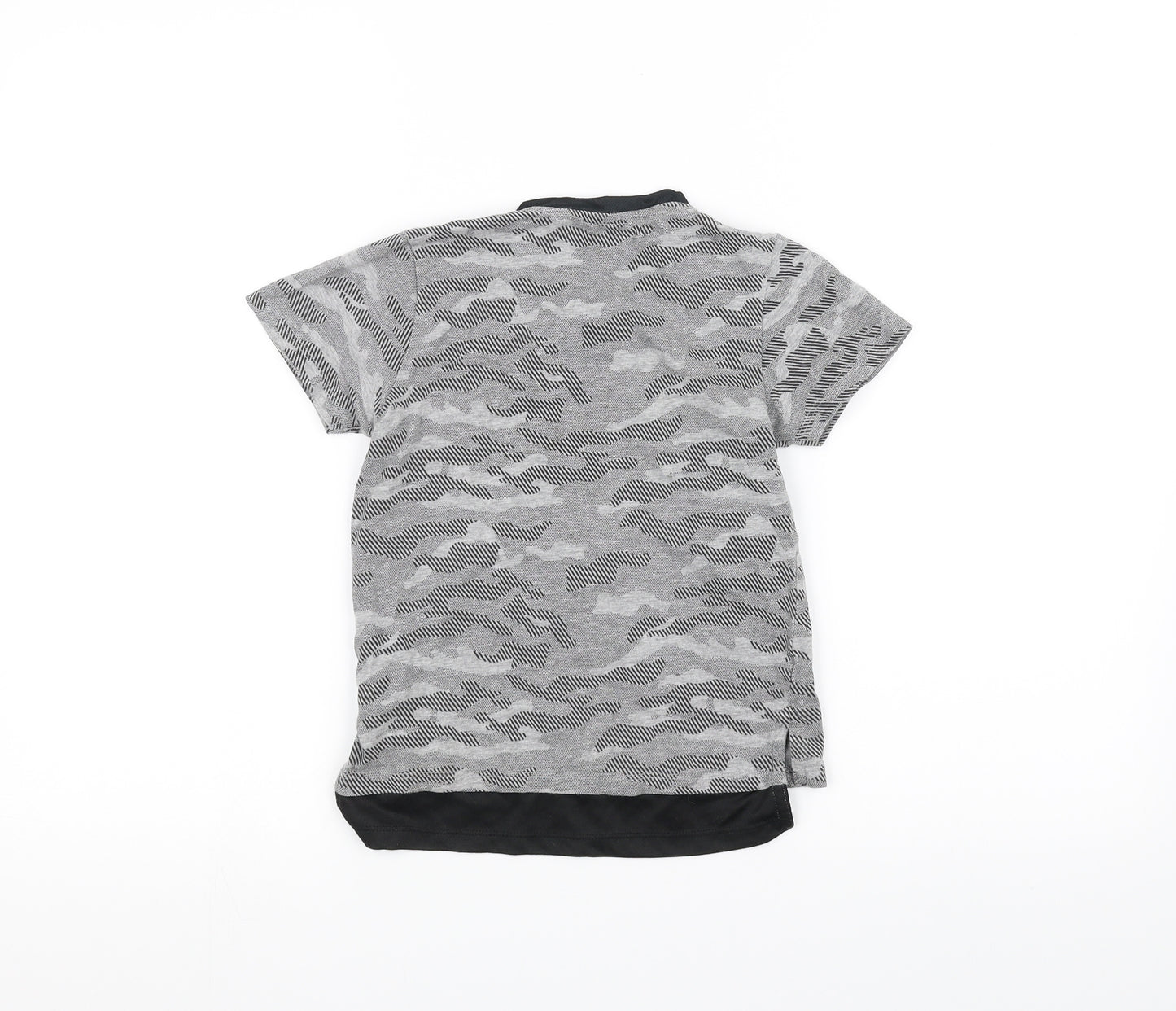 Pep&Co Boys Grey   Basic T-Shirt Size 5-6 Years