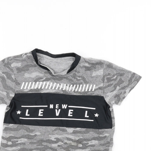Pep&Co Boys Grey   Basic T-Shirt Size 5-6 Years