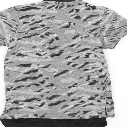 Pep&Co Boys Grey   Basic T-Shirt Size 5-6 Years