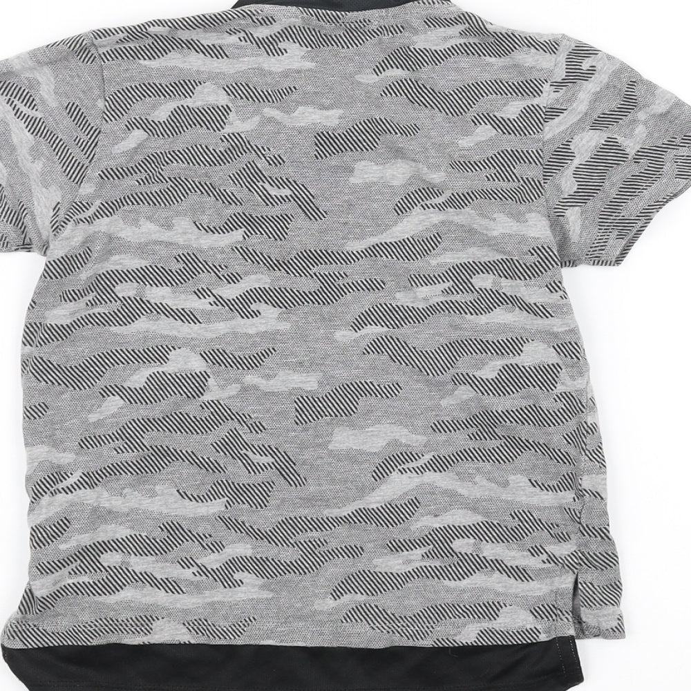 Pep&Co Boys Grey   Basic T-Shirt Size 5-6 Years