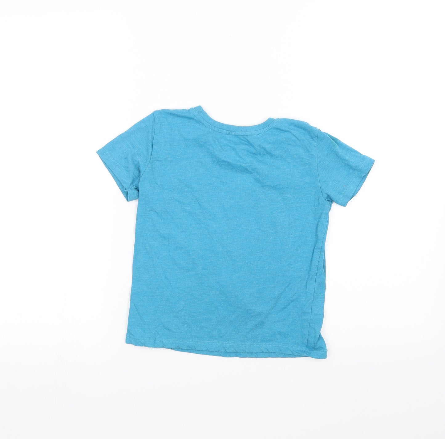 Primark Boys Blue   Basic T-Shirt Size 5-6 Years