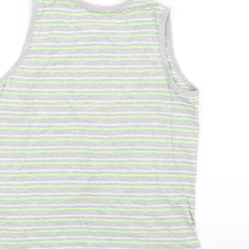 Urban Debt Boys Grey Striped  Basic Tank Size 12 Years