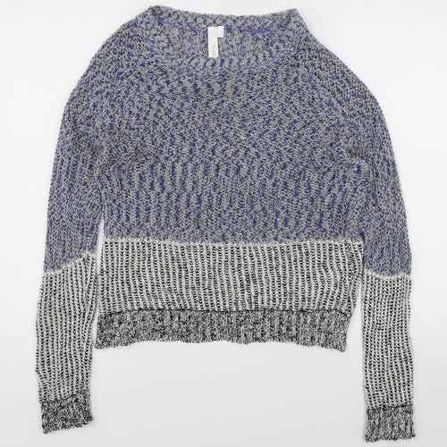 Slave Womens Blue   Pullover Jumper Size L