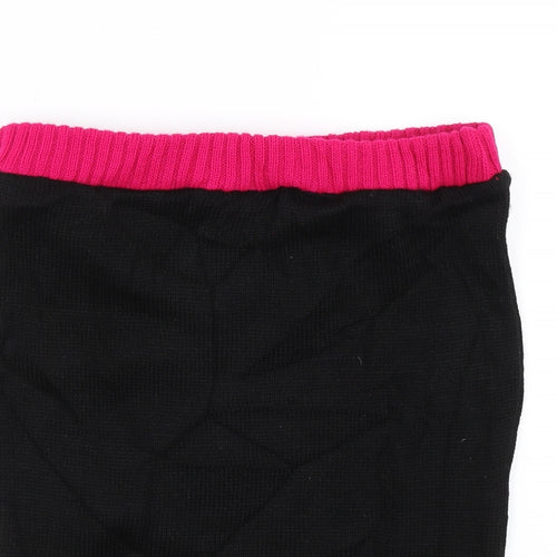 Dancing Leopard Womens Black   Mini Skirt Size M