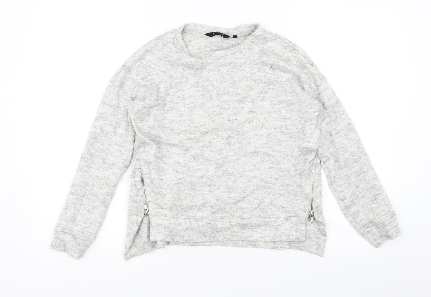 New Look Womens Grey   Pullover Jumper Size 8