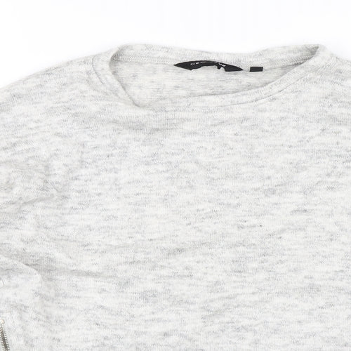 New Look Womens Grey   Pullover Jumper Size 8