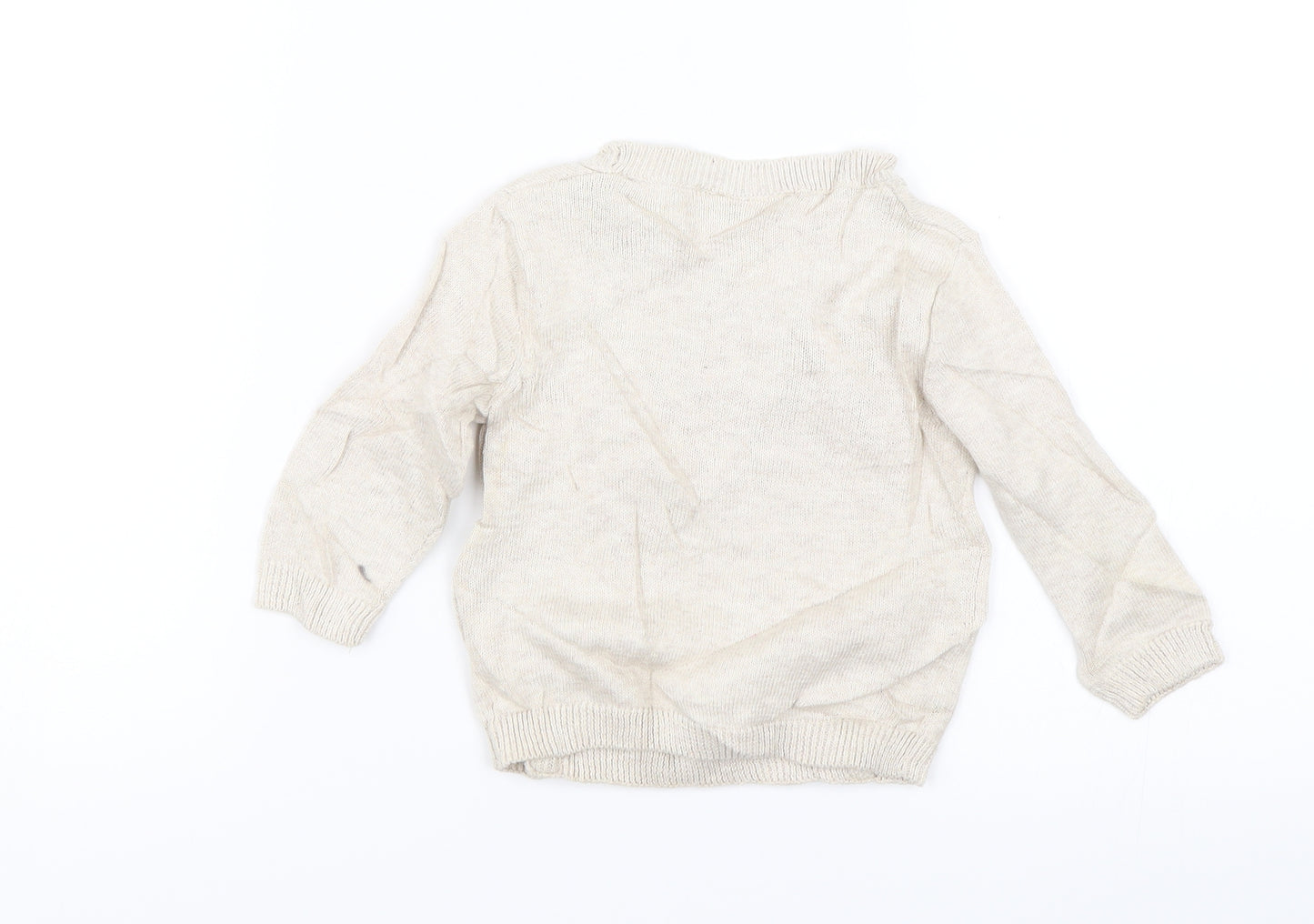 Lupilu Baby Beige   Cardigan Jumper Size 3-6 Months  - Bear