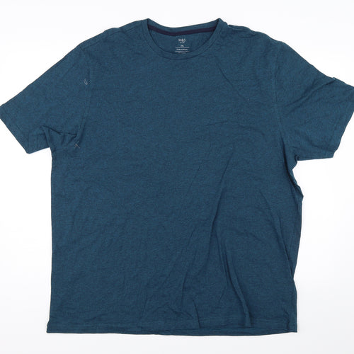 M&S Mens Blue    T-Shirt Size 2XL