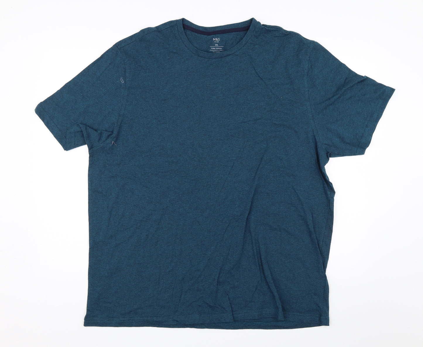 M&S Mens Blue    T-Shirt Size 2XL