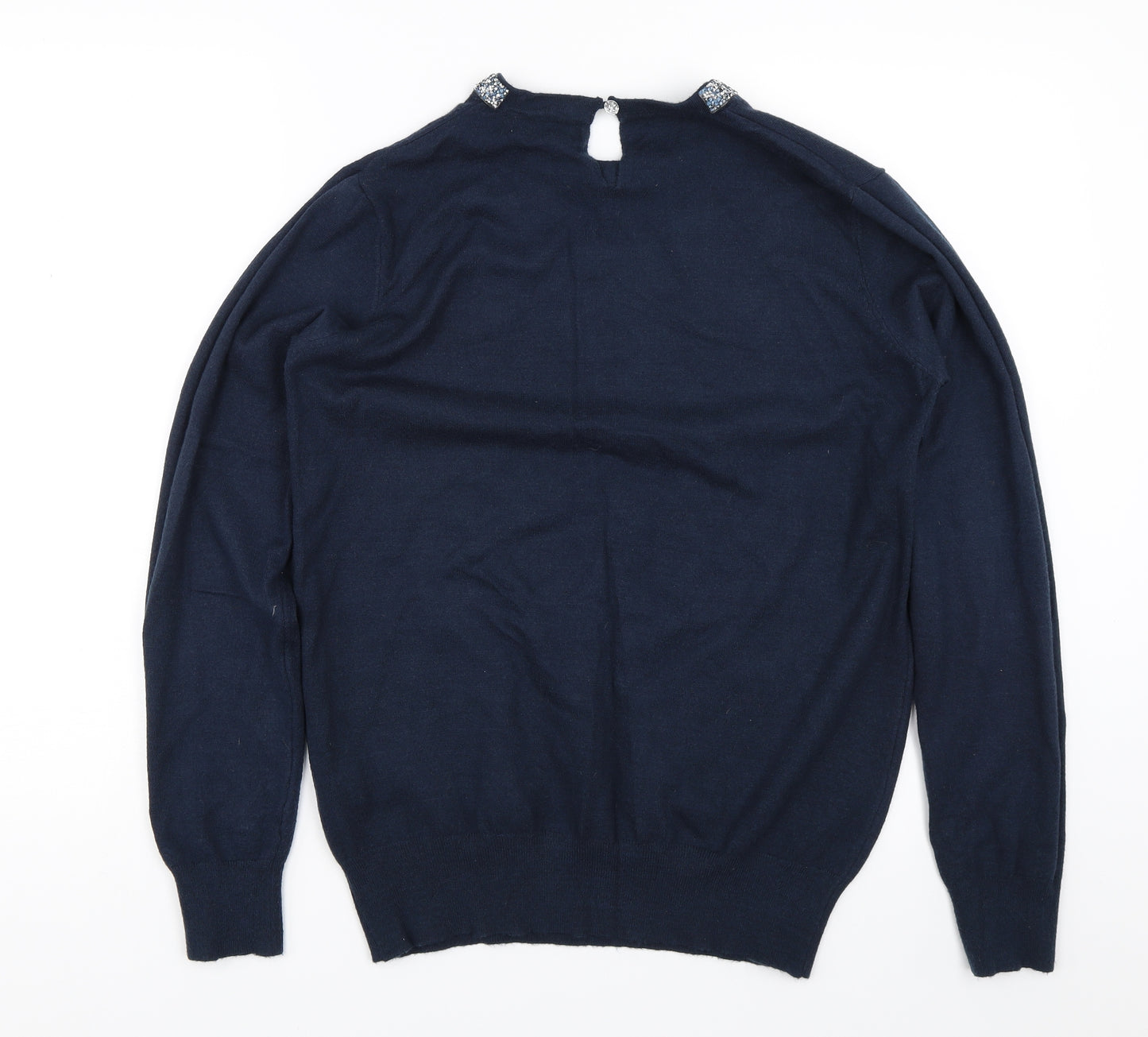 Primark Womens Blue   Pullover Jumper Size L