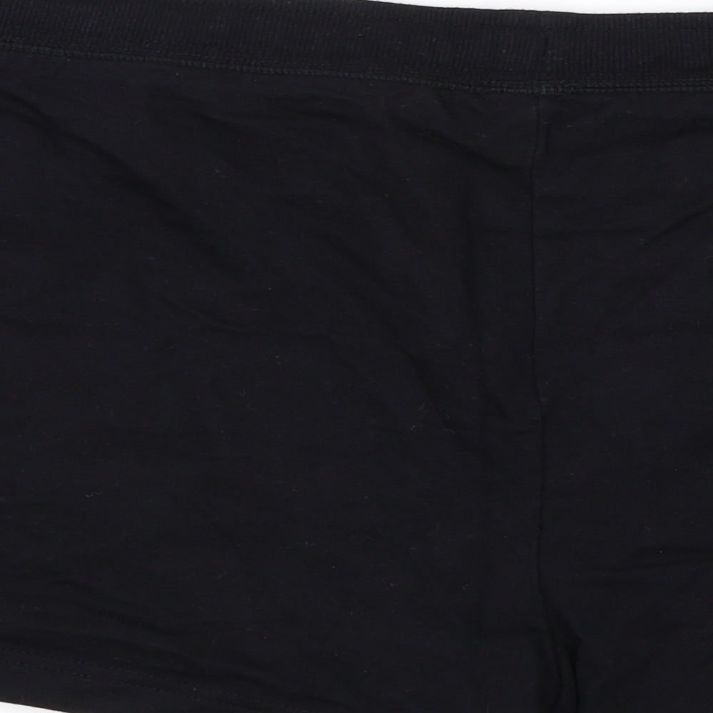 Papaya Womens Black   Sweat Shorts Size 20