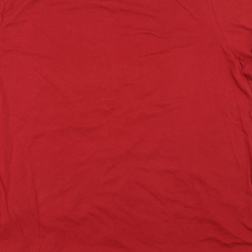 Matalan Womens Red   Basic T-Shirt Size XL  - Team Santa
