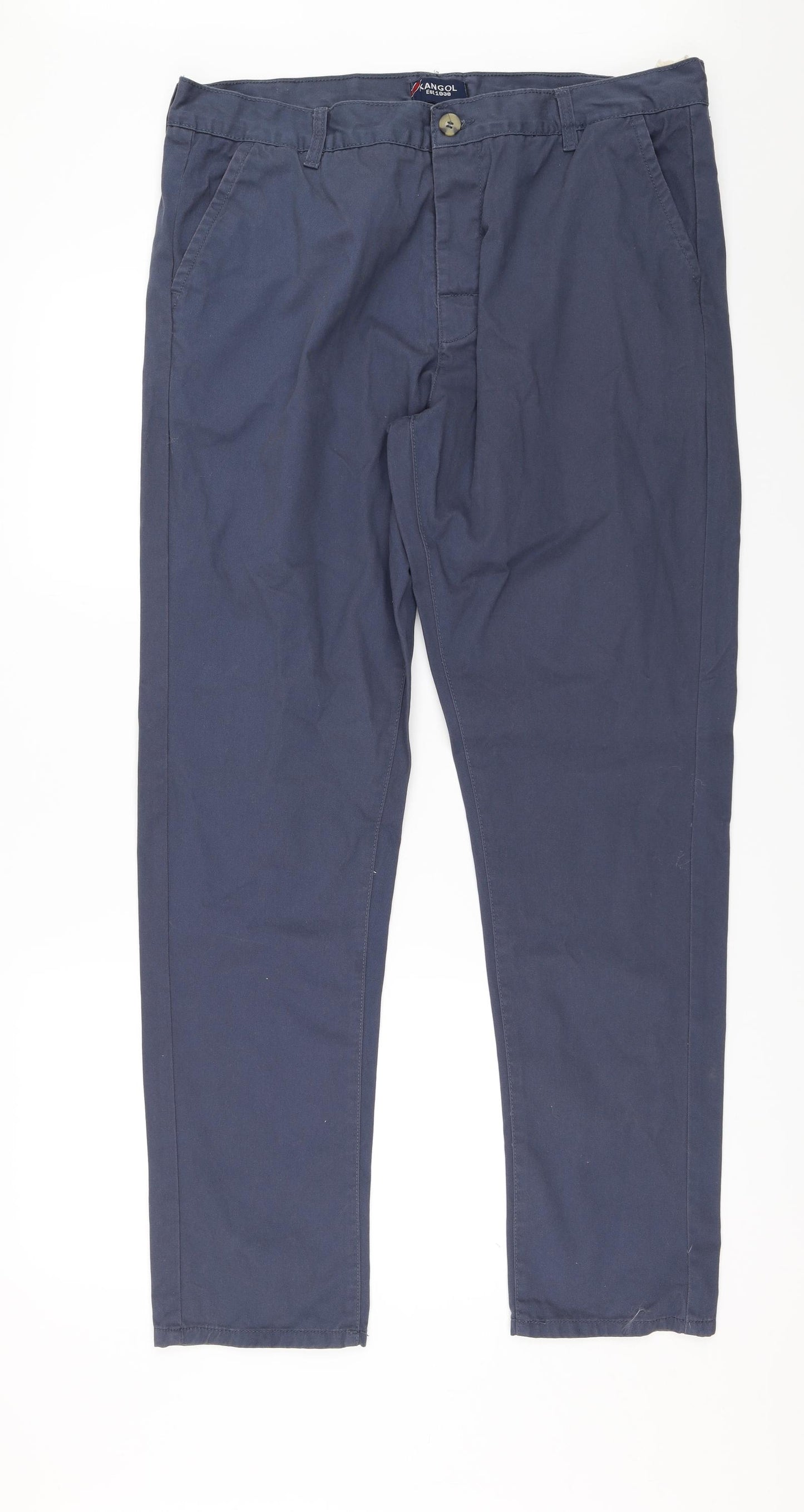 Kangol Mens Blue   Trousers  Size 38 L30 in