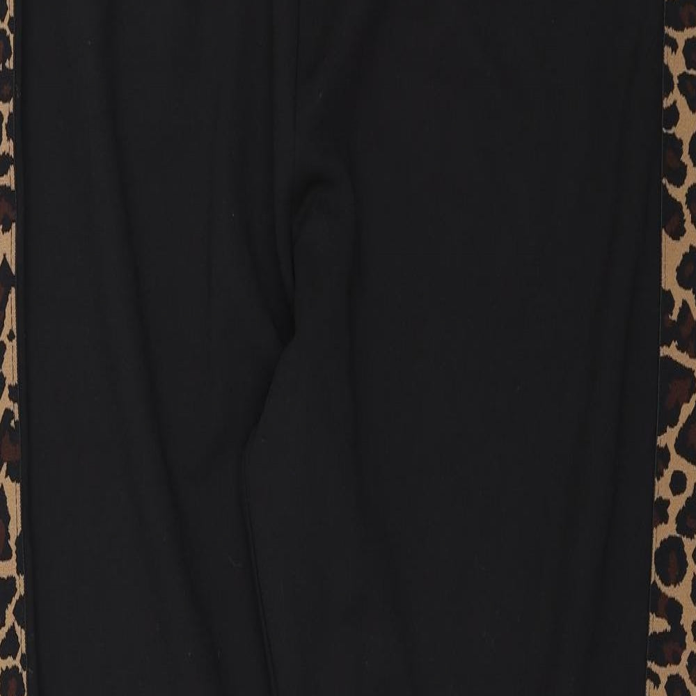 V by Very Womens Beige Animal Print  Trousers  Size 18 L28 in