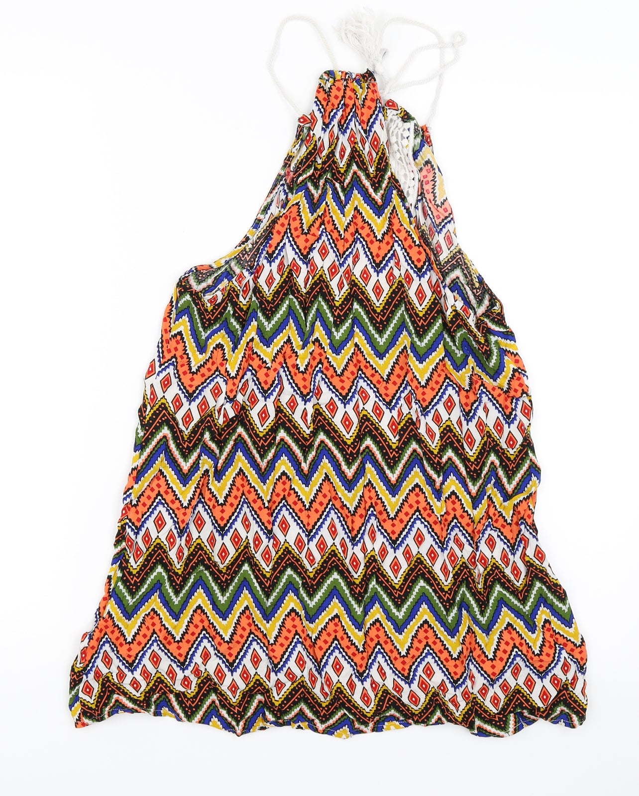 Hearts & Bows Womens Multicoloured Geometric  Basic Blouse Size 8