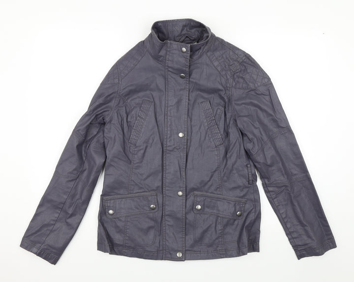 Indigo Womens Blue Jacket Size 6