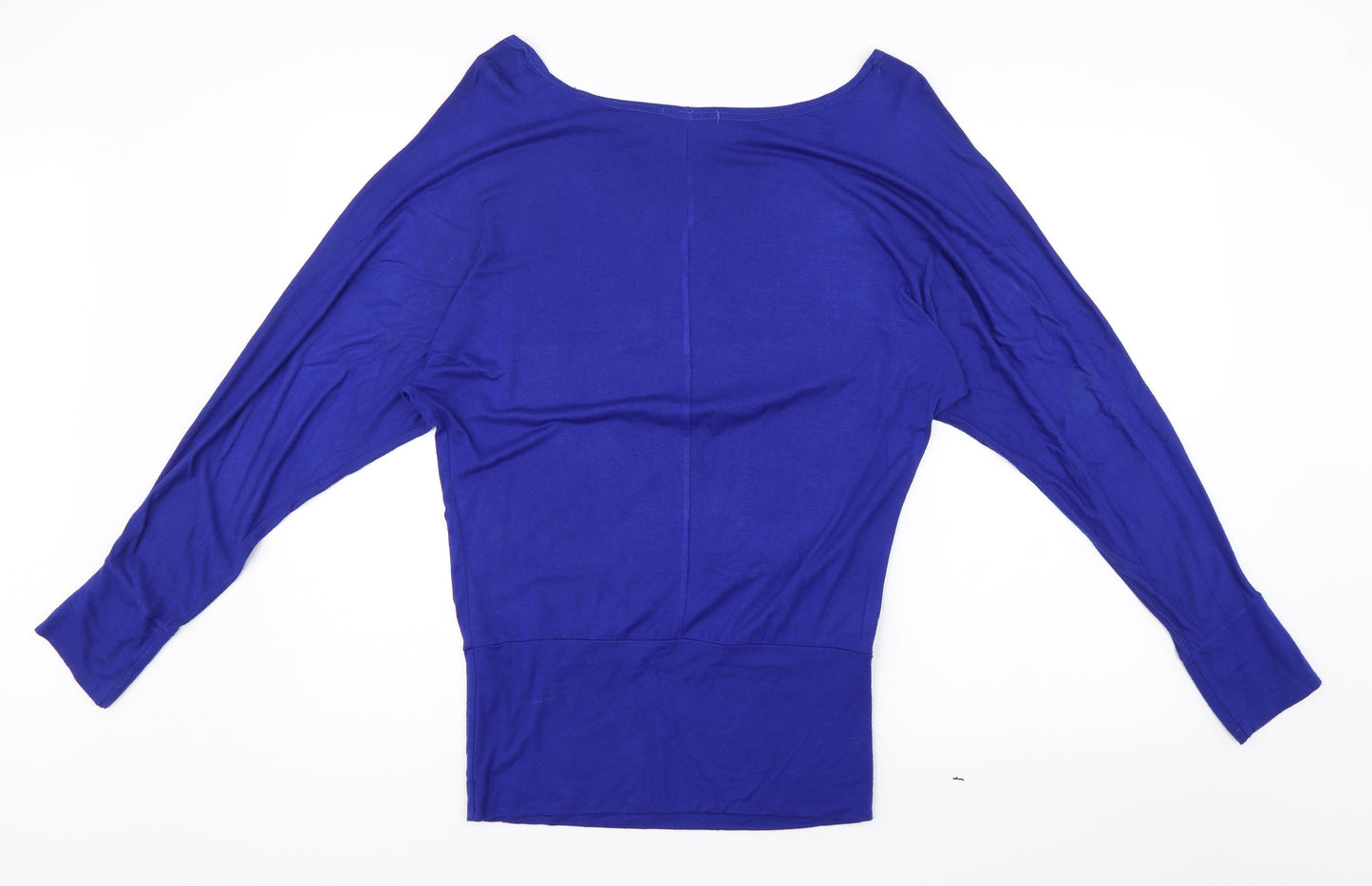 Pilot Womens Blue   Jersey T-Shirt Size 10  - Roses