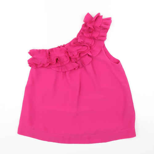 H&M Womens Pink   Basic Blouse Size 6