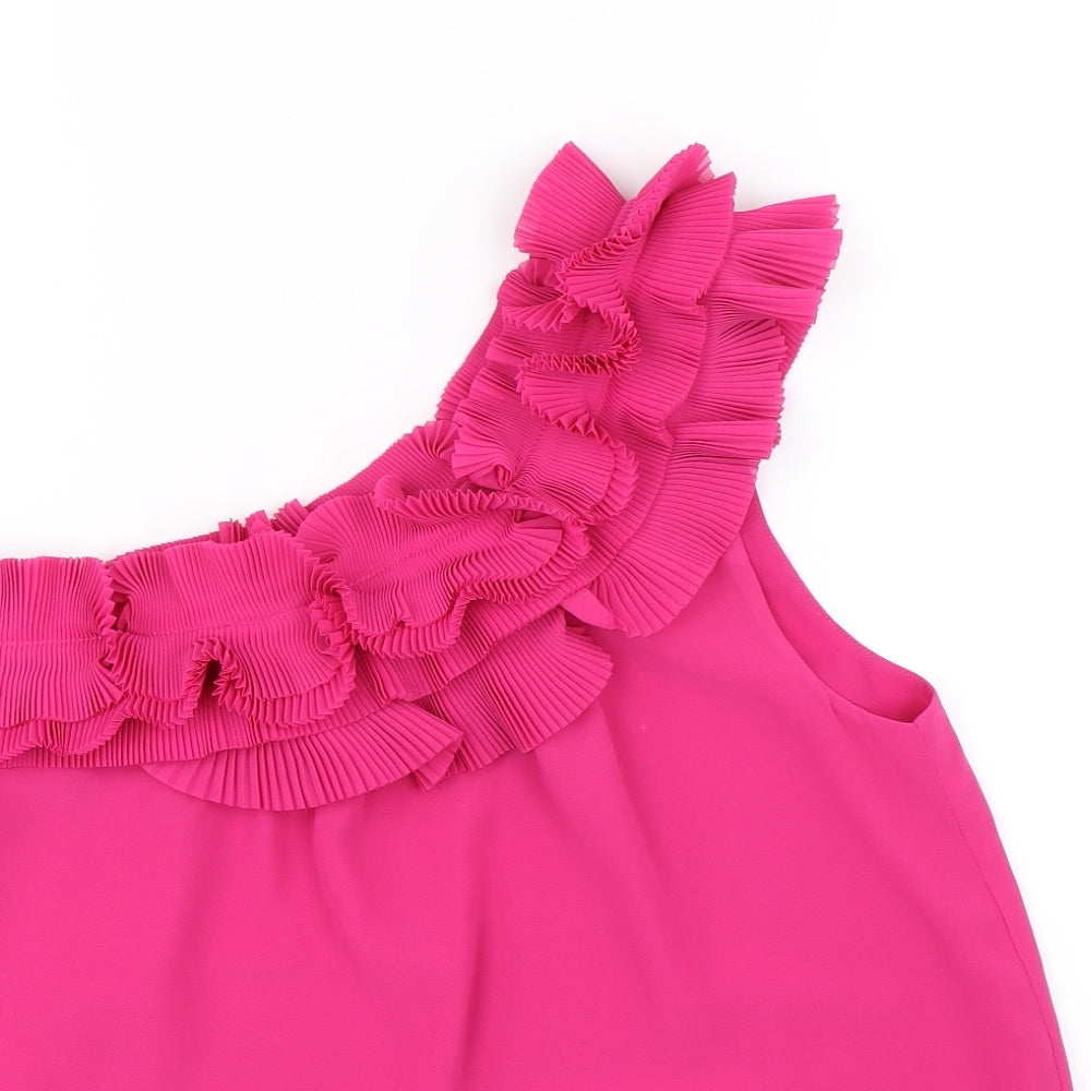 H&M Womens Pink   Basic Blouse Size 6