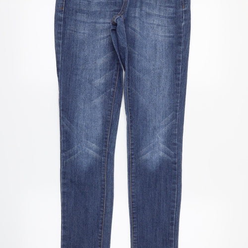 DENIMco Womens Blue   Straight Jeans Size 6 L27 in