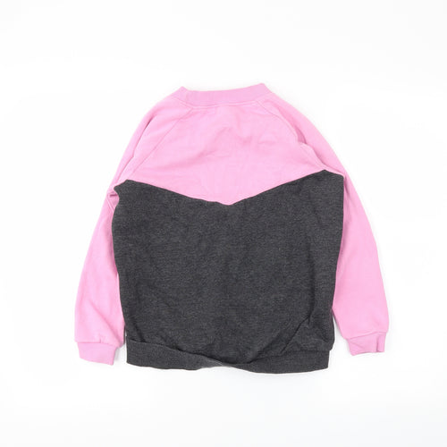TU Girls Pink   Pullover Sweatshirt Size 9 Years