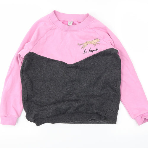 TU Girls Pink   Pullover Sweatshirt Size 8 Years