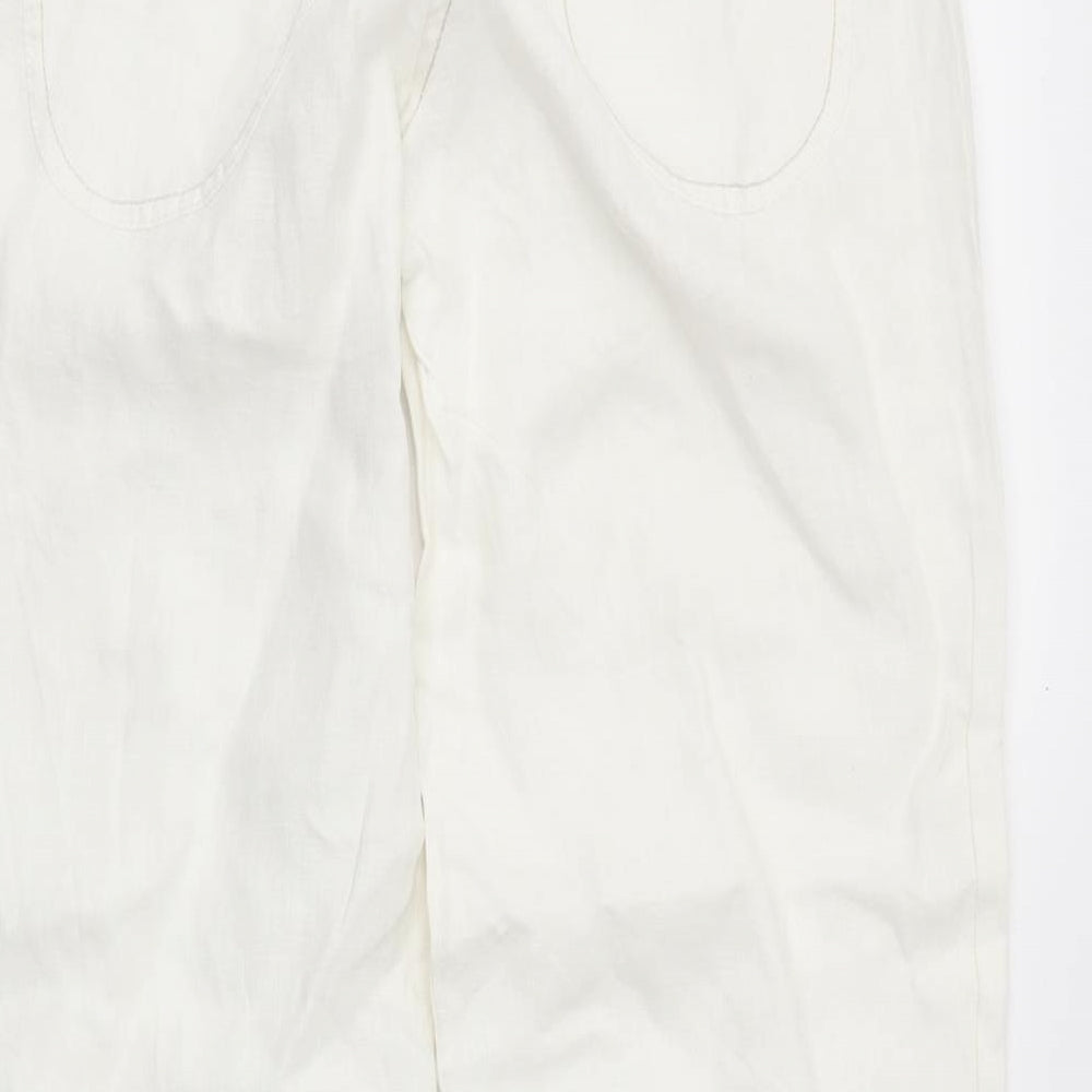 River Island Womens White   Trousers  Size 8 L26 in