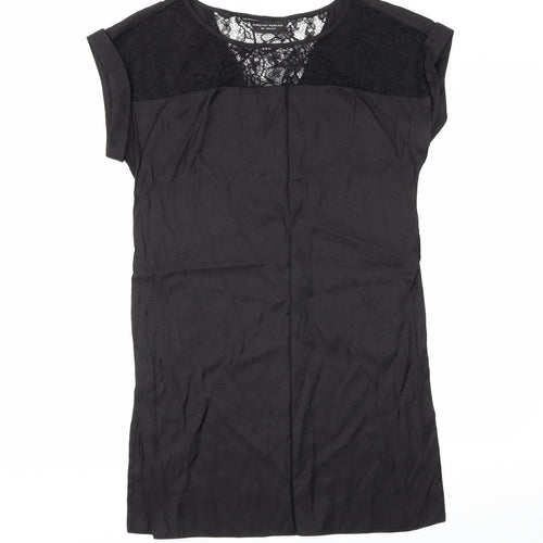 Dorothy Perkins Womens Black   Basic Blouse Size 8