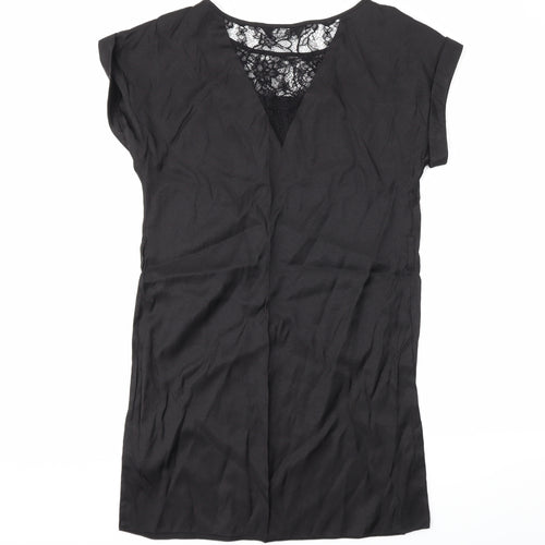 Dorothy Perkins Womens Black   Basic Blouse Size 8