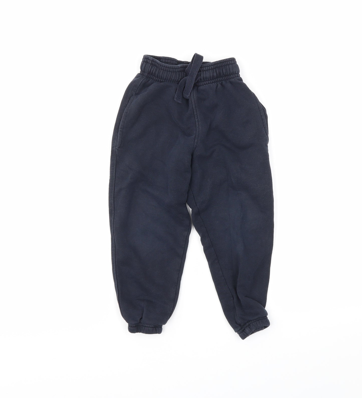 M&S Boys Blue   Jogger Trousers Size 2-3 Years