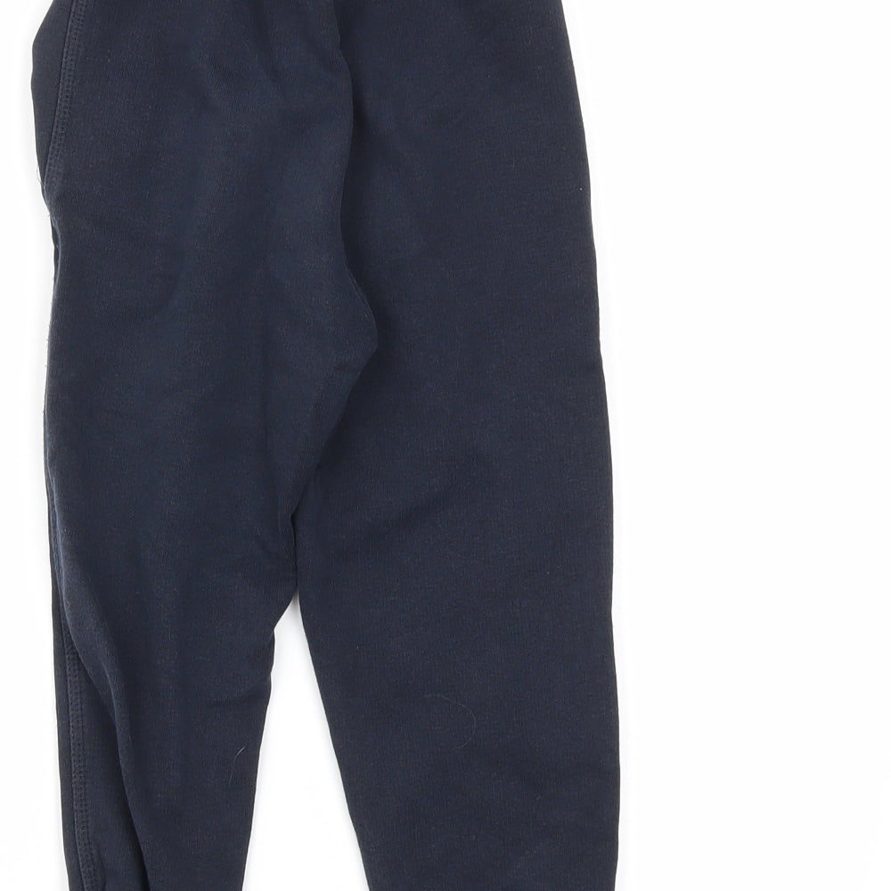 M&S Boys Blue   Jogger Trousers Size 2-3 Years