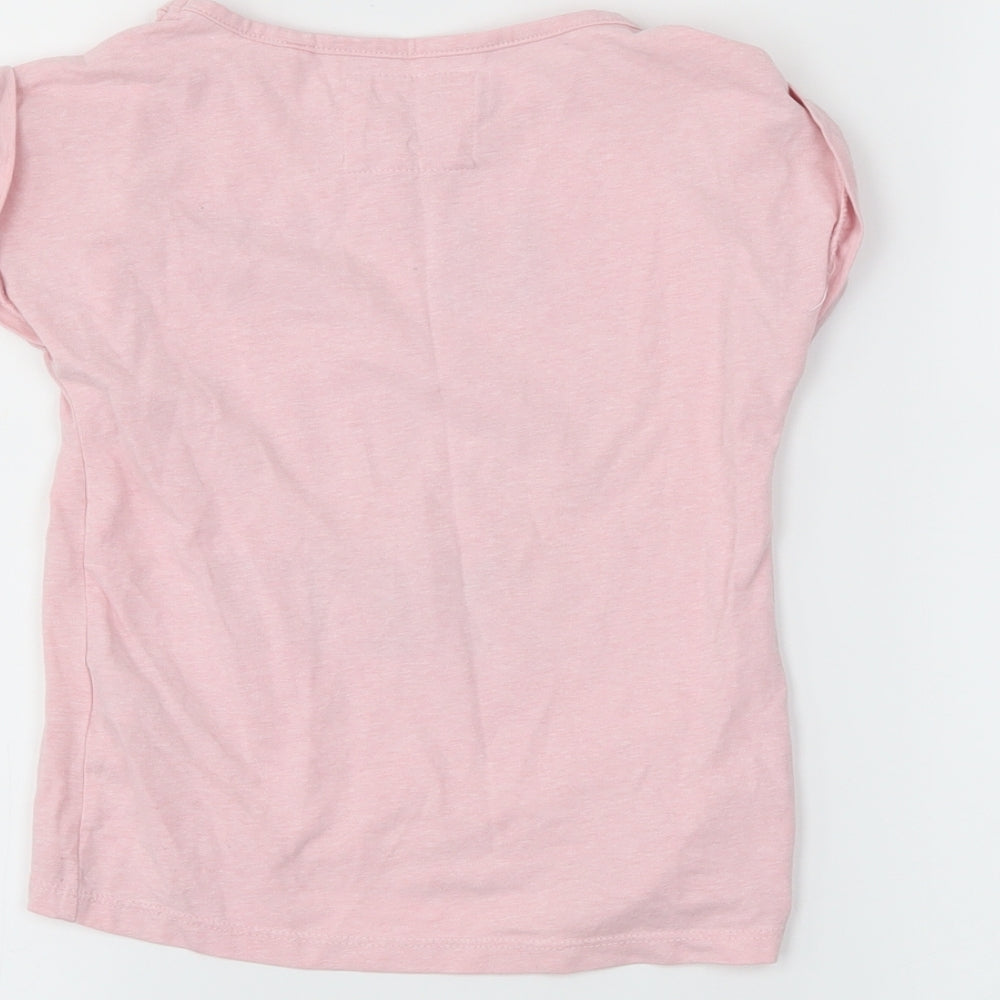 TU Girls Pink   Basic T-Shirt Size 5 Years