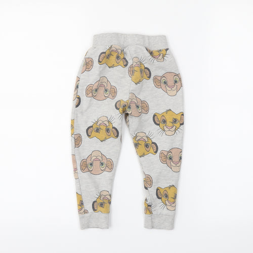 George Boys Grey   Sweatpants Trousers Size 2-3 Years - disney