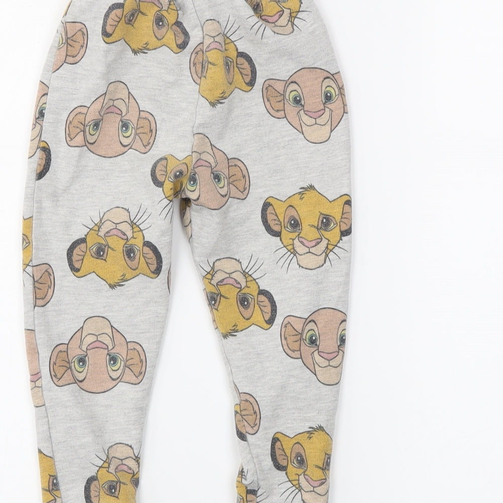 George Boys Grey   Sweatpants Trousers Size 2-3 Years - disney