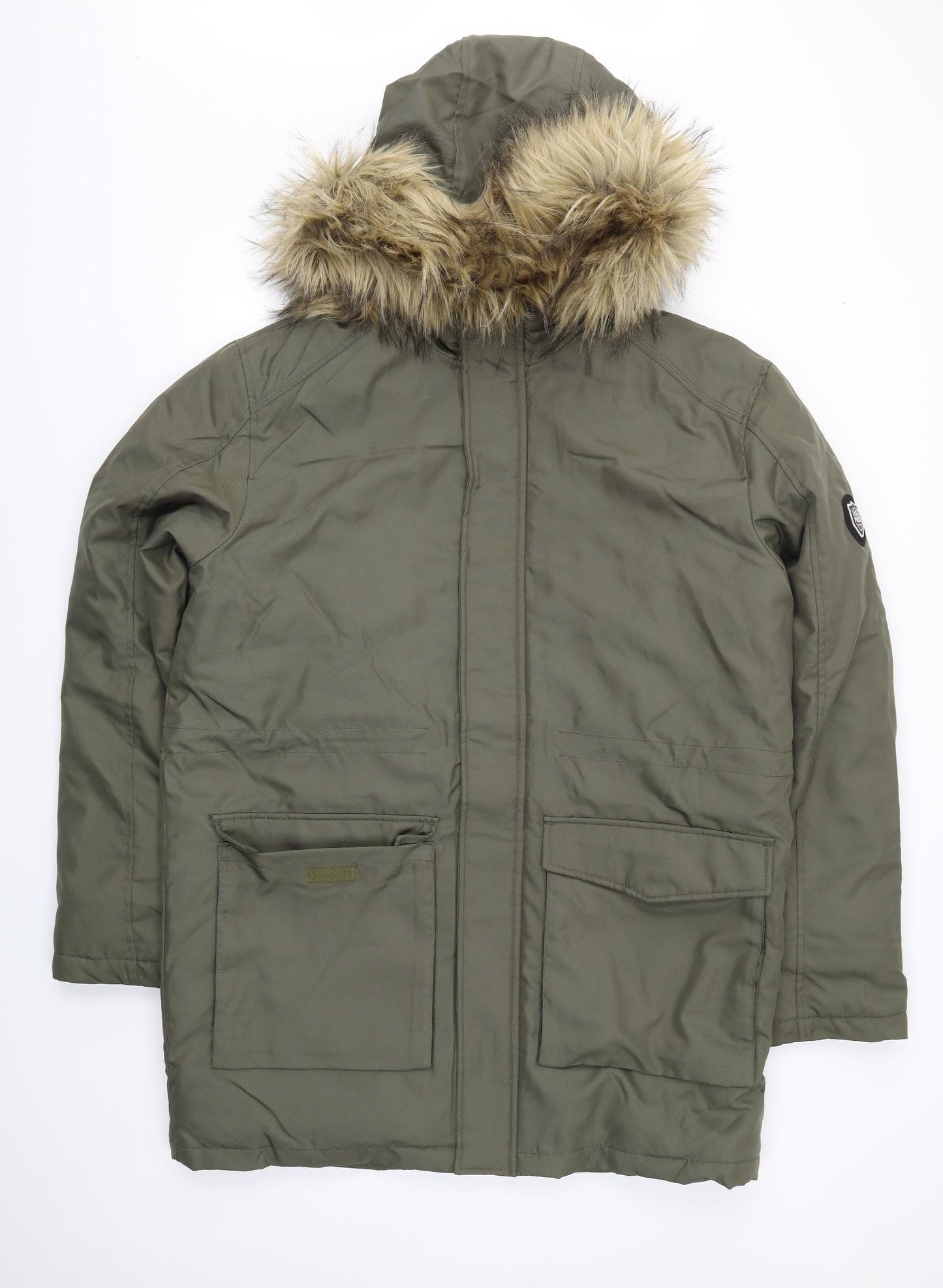 883 Police Mens Green   Parka Coat Size XL