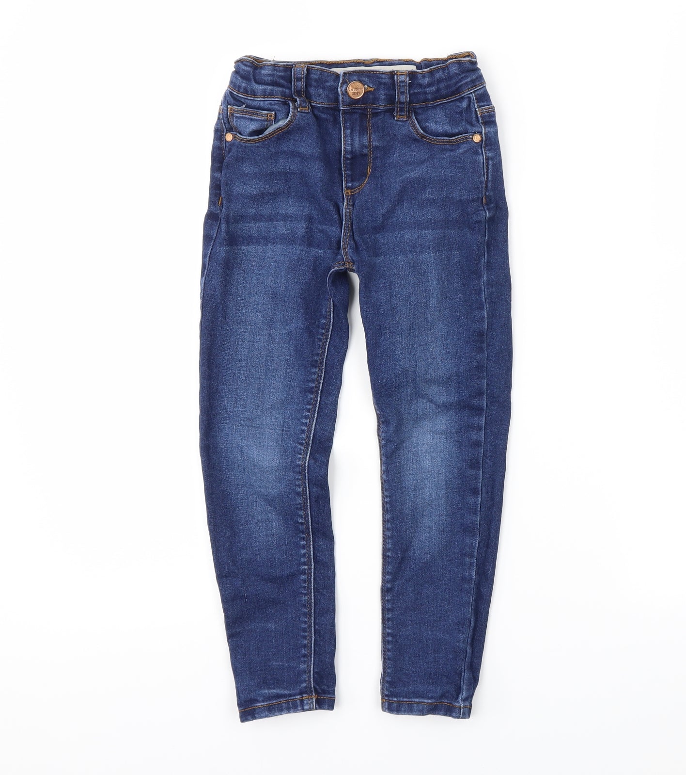 DenimCo Girls Blue  Denim Skinny Jeans Size 5-6 Years