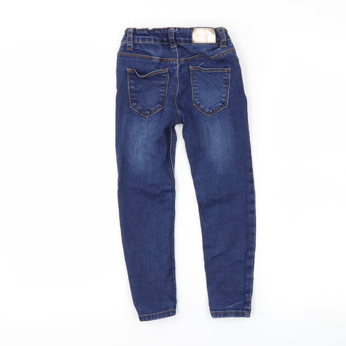 DenimCo Girls Blue  Denim Skinny Jeans Size 5-6 Years
