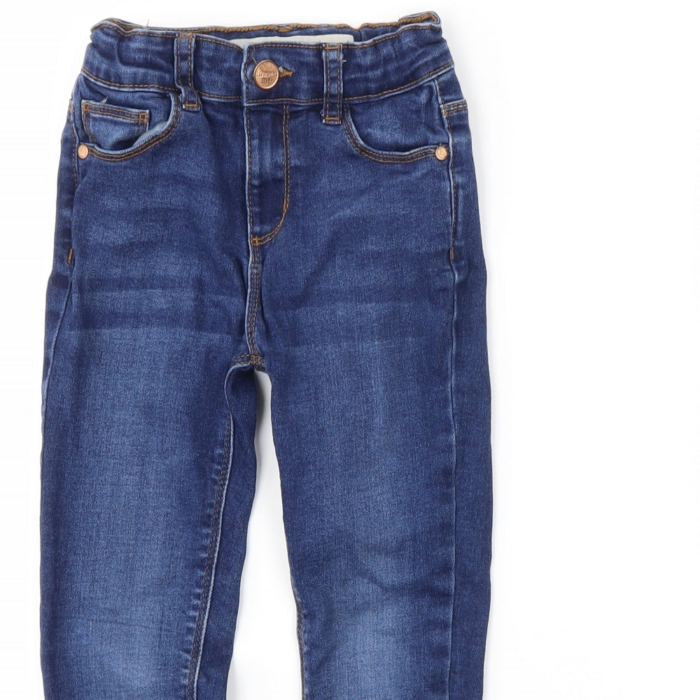 DenimCo Girls Blue  Denim Skinny Jeans Size 5-6 Years