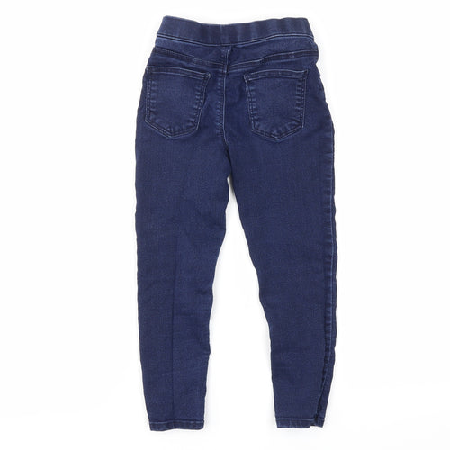 Preworn Girls Blue  Denim Jegging Jeans Size 5 Years