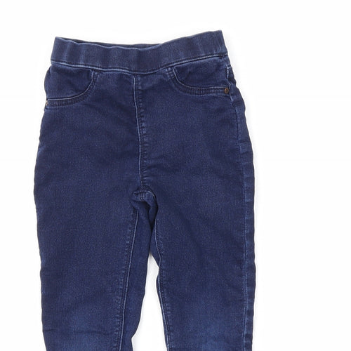 Preworn Girls Blue  Denim Jegging Jeans Size 5 Years