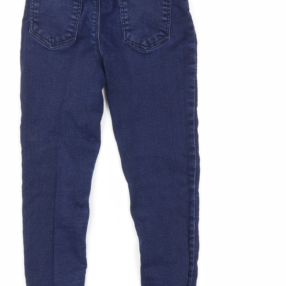 Preworn Girls Blue  Denim Jegging Jeans Size 5 Years