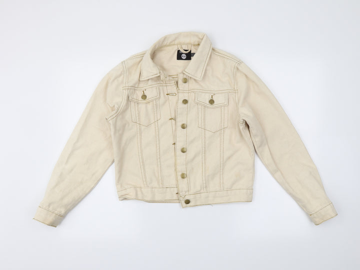 Boohoo Womens Beige   Jacket  Size 10