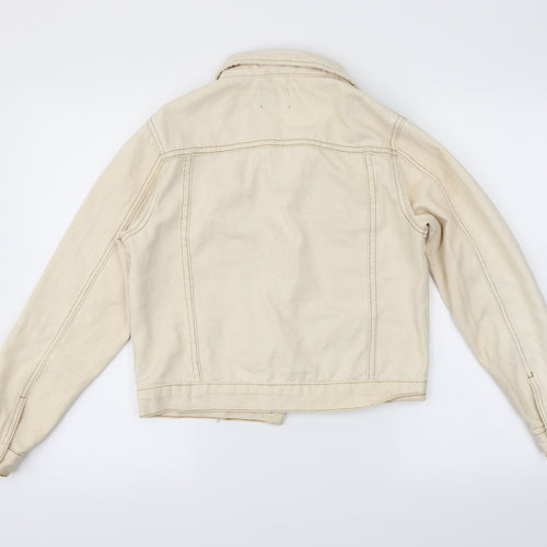 Boohoo Womens Beige   Jacket  Size 10