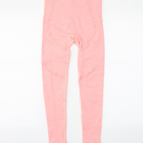 Preworn Womens Pink   Pedal Pusher Leggings Size XS L23 in