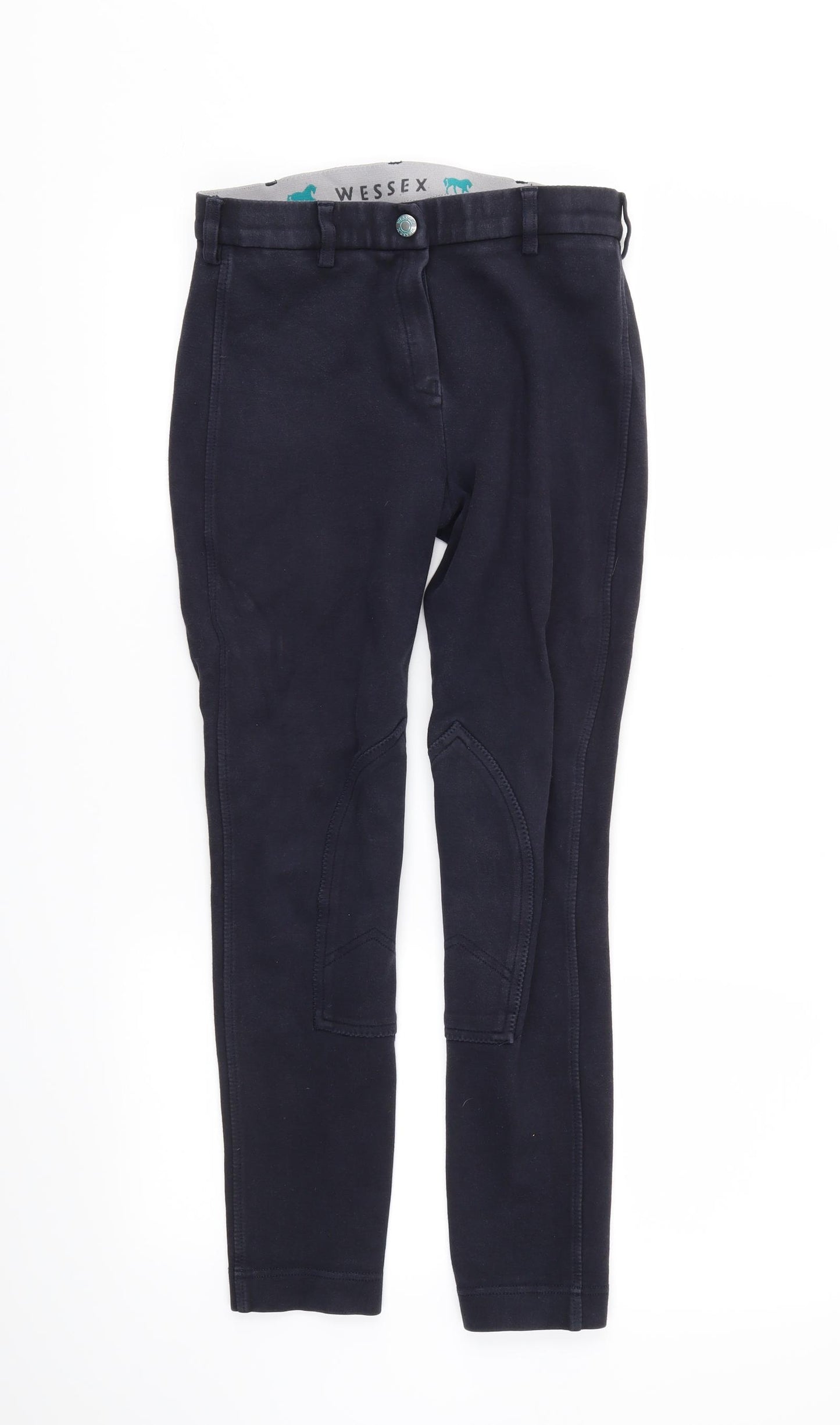 Wessex Womens Blue   Jegging Trousers Size 10 L25 in - Horse Riding