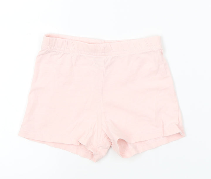 George Girls Pink Sleep Shorts Size 2-3 Years - elastic waist