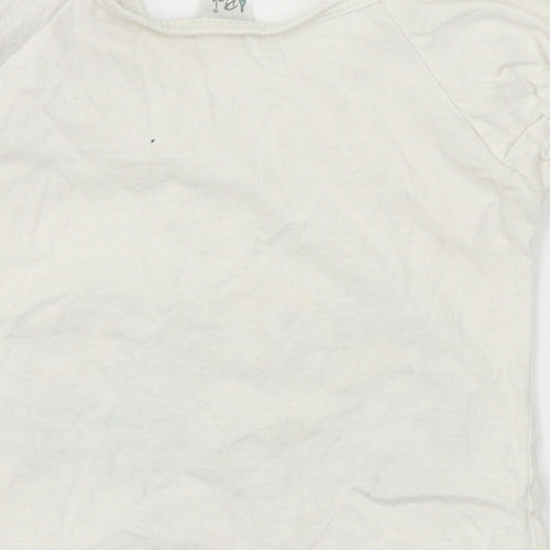 Pink Chili Girls White   Basic Blouse Size 2 Years  - train