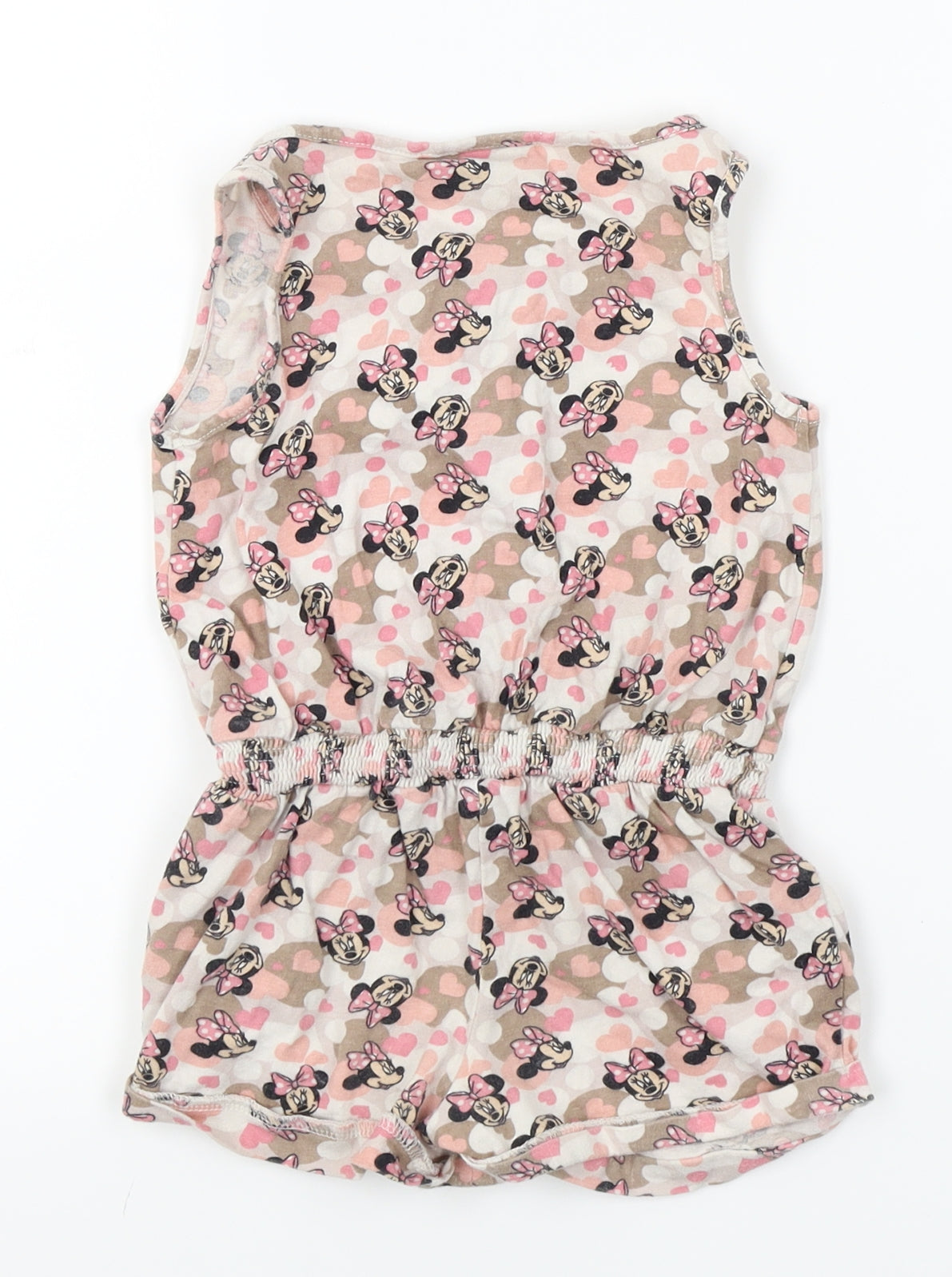 Disney Girls Pink   Romper One-Piece Size 3-4 Years  - Minnie Mouse