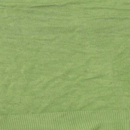 Ann McCartney Womens Green  Knit Cardigan Jumper Size S
