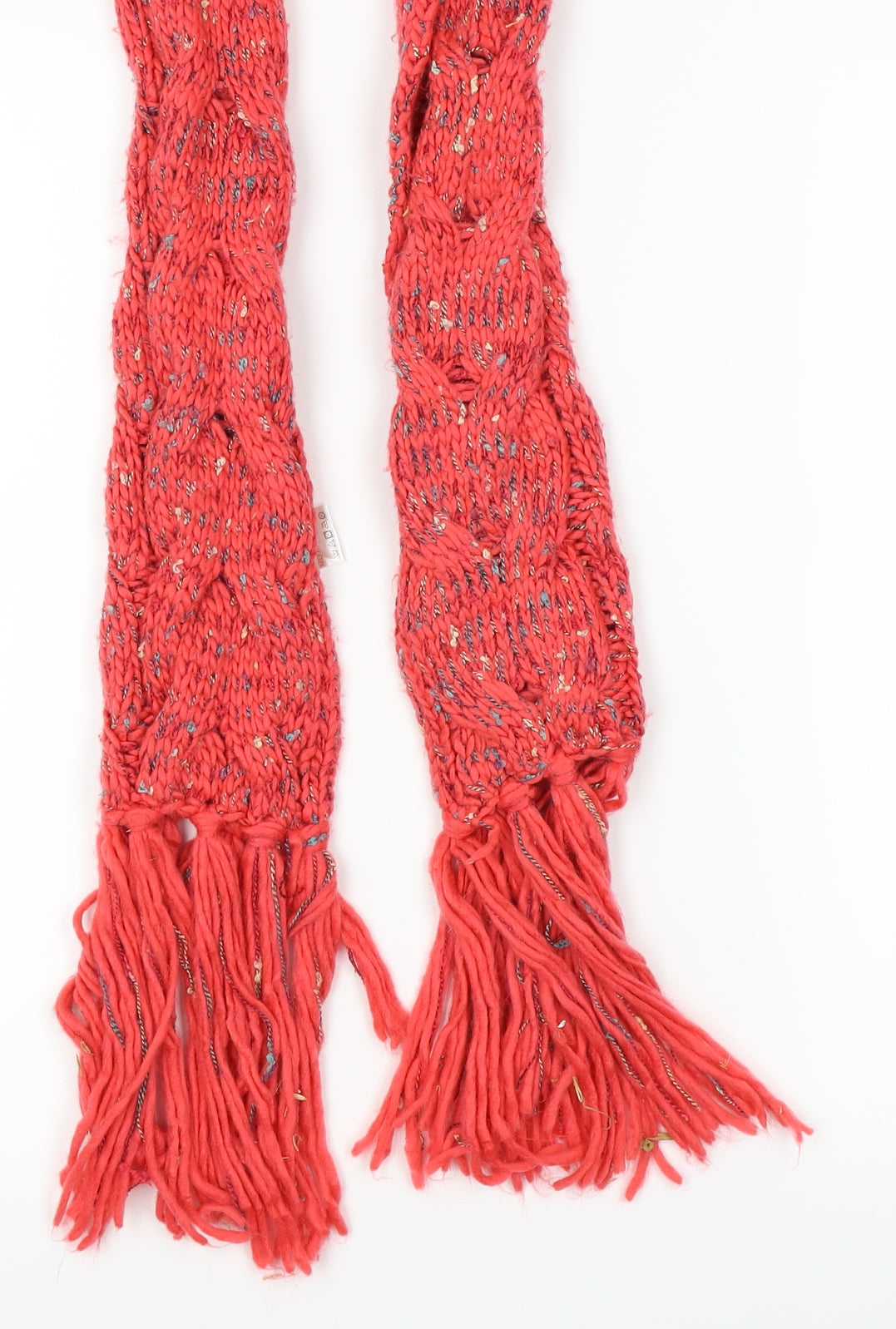 Internacionale Womens Red  Knit  Scarf